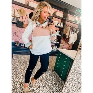 ABERCROMBIE & FITCH Asymmetrical Snap Up Fleece